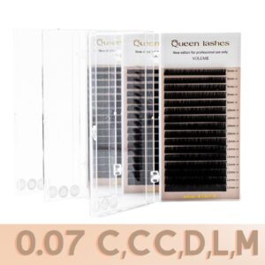 Queen Lashes blakstienos 0.07 mix