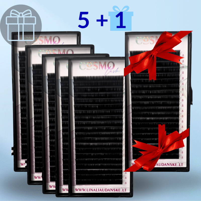 COSMO Lash blakstienos 0,07 C  5+1