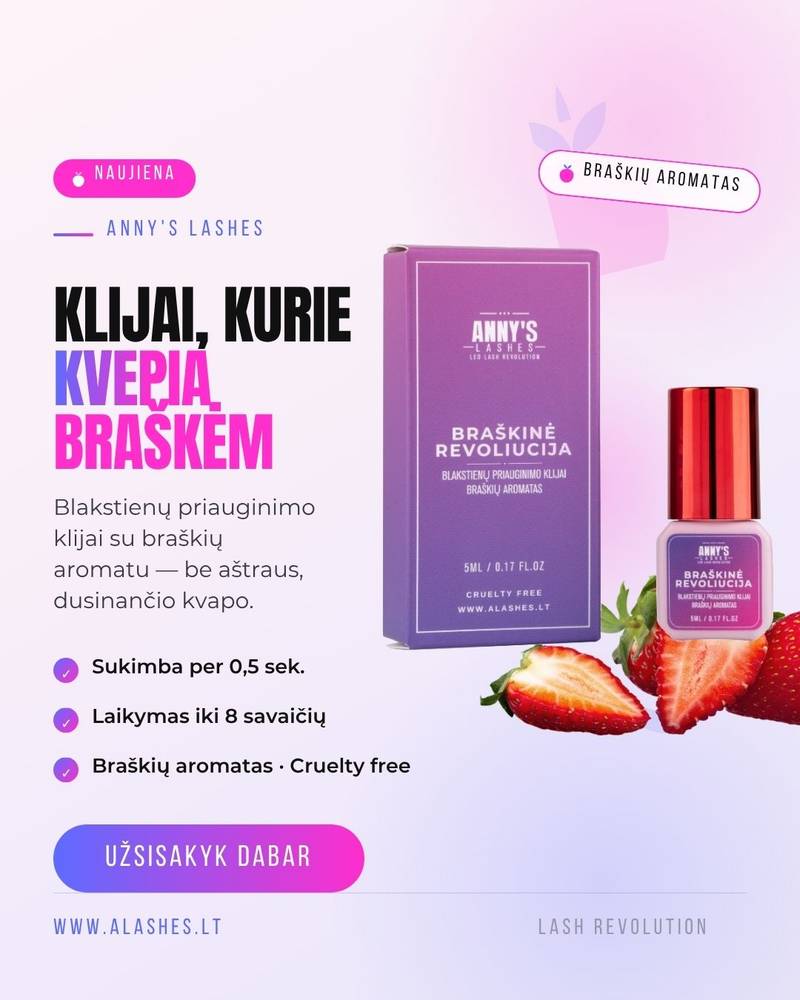 Braškinė revoliucija – juodi klijai 0.5s