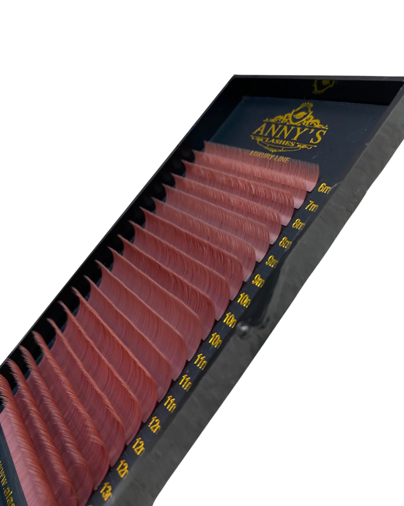 Burgundy spalva ANNY’S LASHES LUXURY BLAKSTIENOS - Image 2