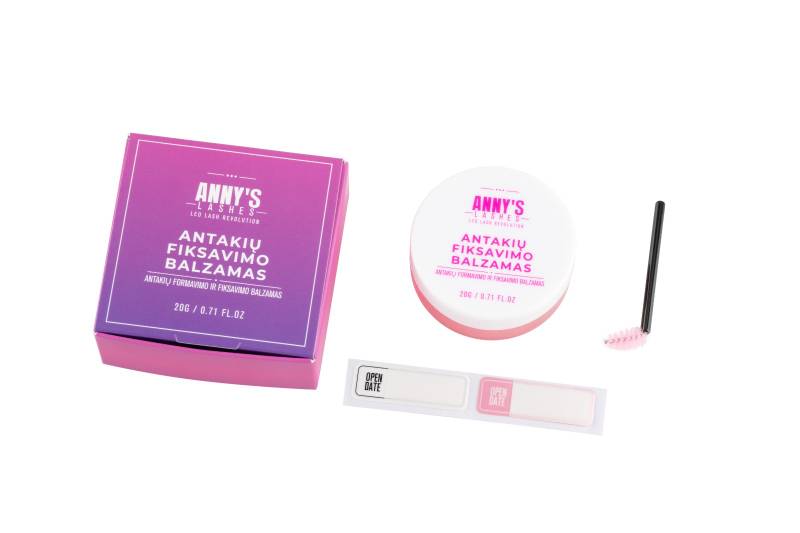 Antakių fiksavimo balzamas su braškių kvapu | Anny’s Lashes - Image 3
