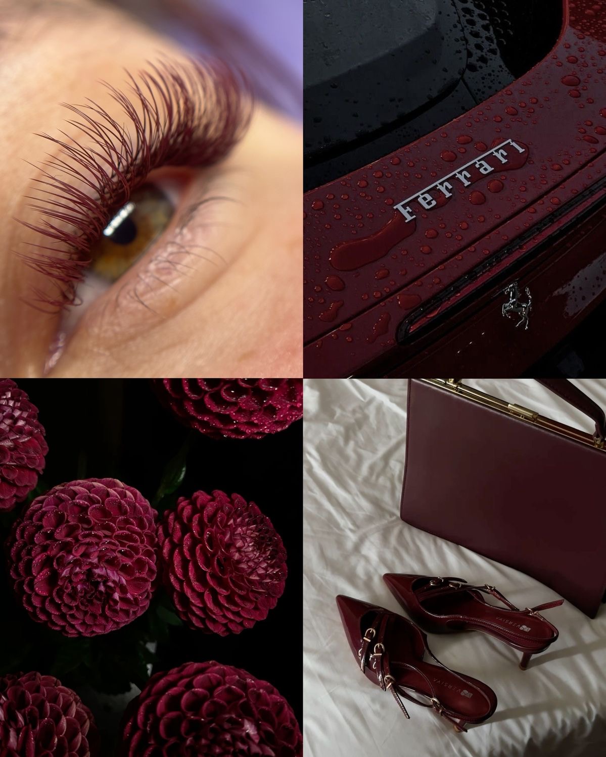 Burgundy spalva ANNY’S LASHES LUXURY BLAKSTIENOS - Image 5