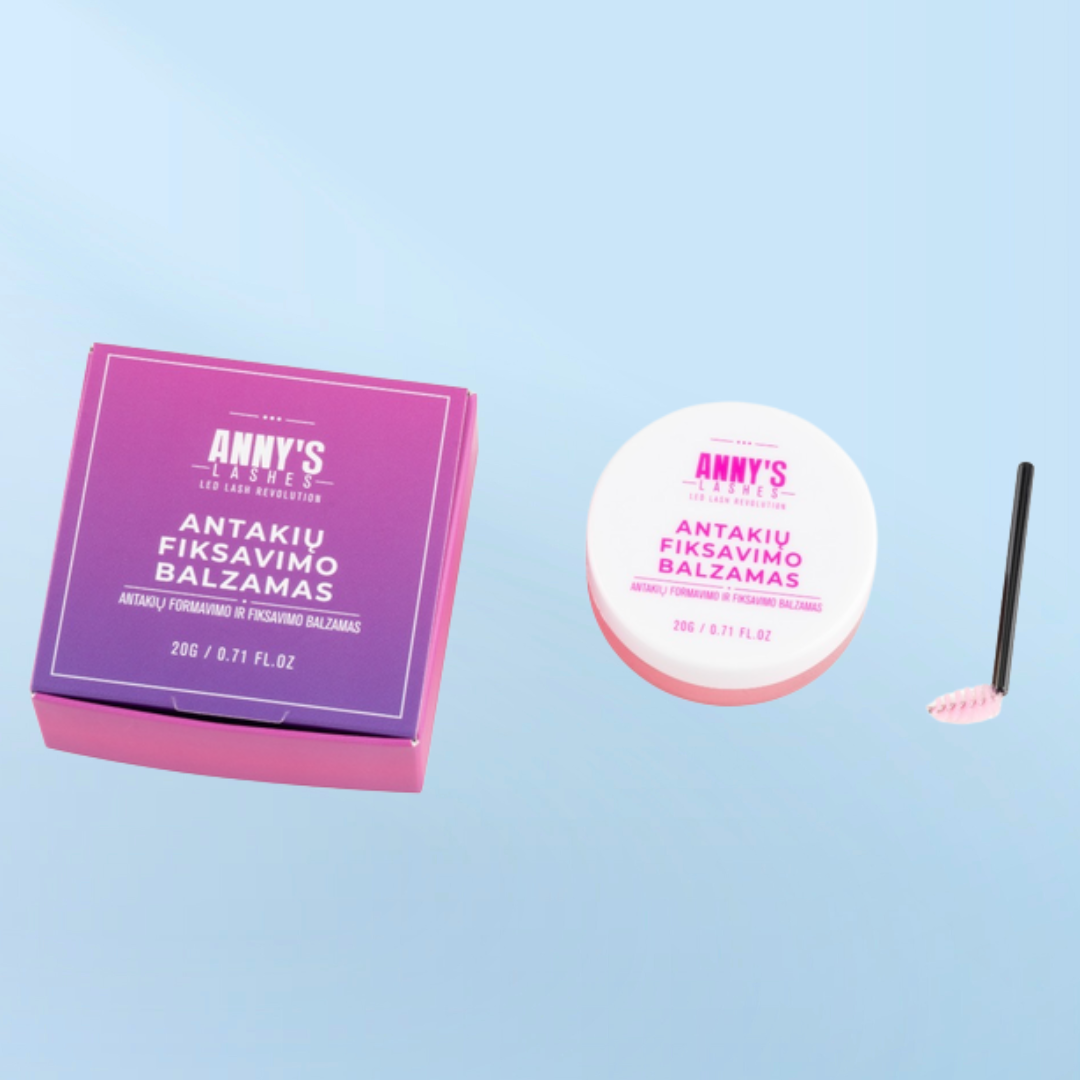 Antakių fiksavimo balzamas su braškių kvapu | Anny’s Lashes